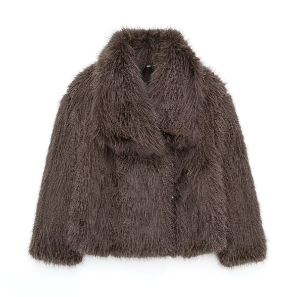 Sirley® | Manteau Effet Fourrure Doux et Stylé