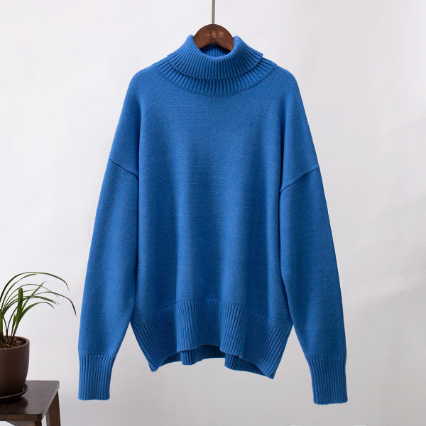 Beca® | Pull col roulé uni féminin, à la mode et tout assorti