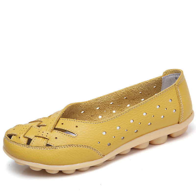 Orays® | Sandales en cuir respirant et design creux - Confort absolu