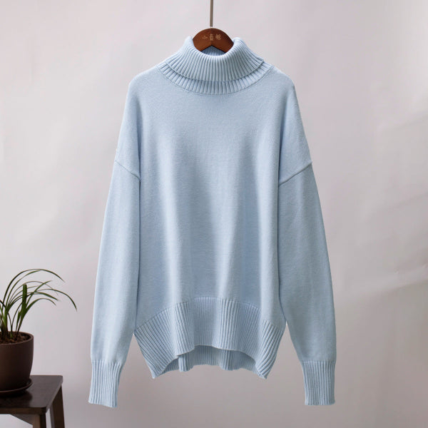 Beca® | Pull col roulé uni féminin, à la mode et tout assorti