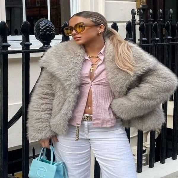 Sirley® | Manteau Effet Fourrure Doux et Stylé