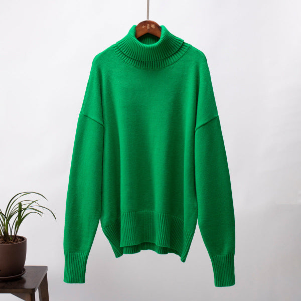 Beca® | Pull col roulé uni féminin, à la mode et tout assorti