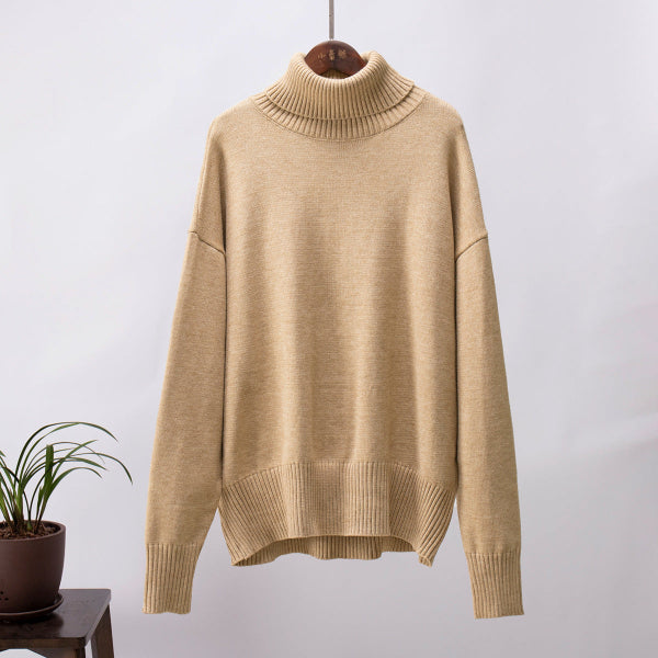Beca® | Pull col roulé uni féminin, à la mode et tout assorti