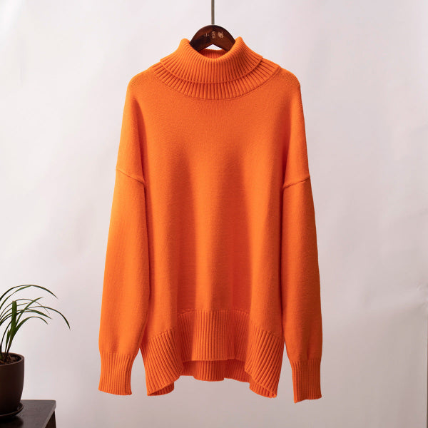 Beca® | Pull col roulé uni féminin, à la mode et tout assorti