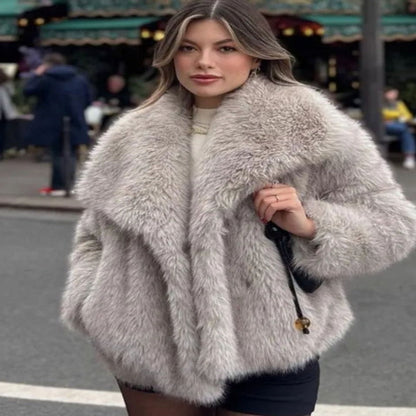 Sirley® | Manteau Effet Fourrure Doux et Stylé