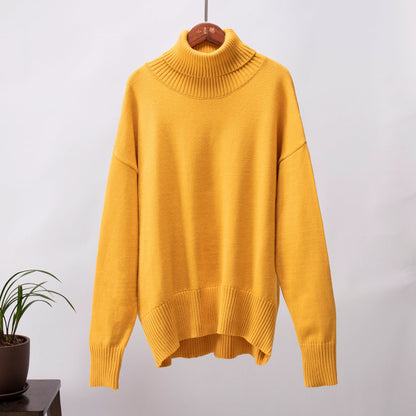 Beca® | Pull col roulé uni féminin, à la mode et tout assorti