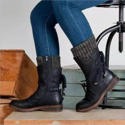 Ashley® | Bottes orthopédique d'hiver chaudes en laine