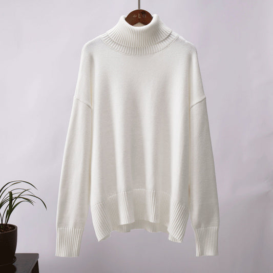 Beca® | Pull col roulé uni féminin, à la mode et tout assorti