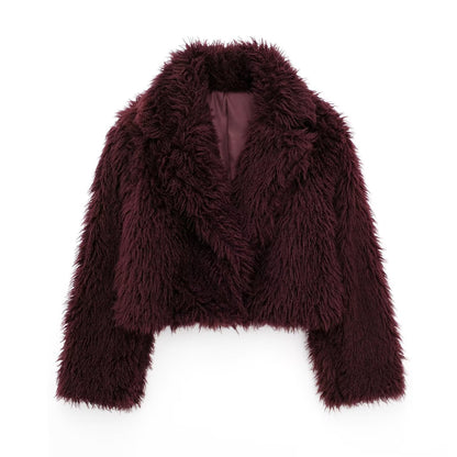 Rondax® | Manteau Court en Fourrure Moelleuse