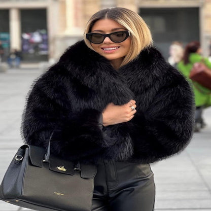 Sirley® | Manteau Effet Fourrure Doux et Stylé